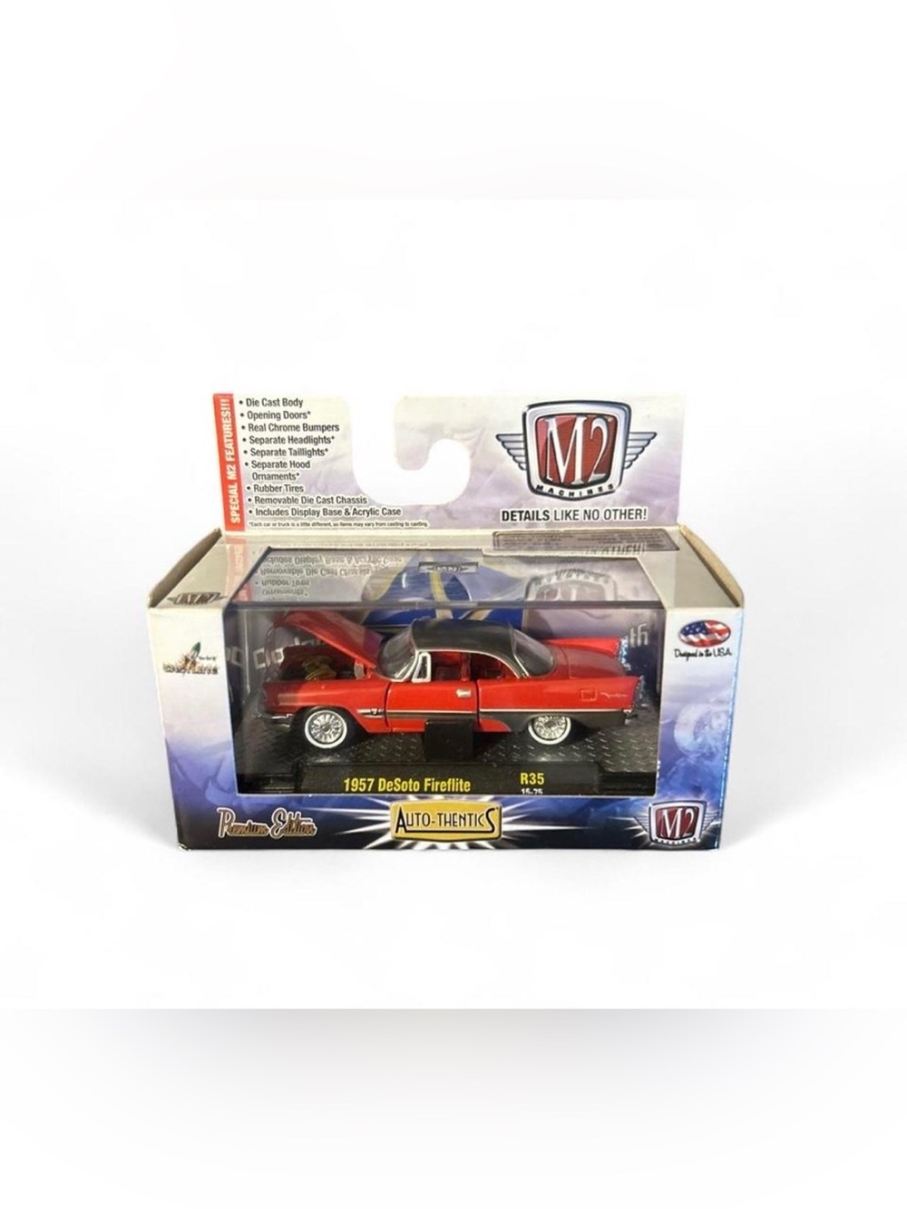 M2 Machines 1957 DeSoto Fireflite red diecast car